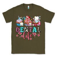 Army Green dental life with cupcakes Classic Tee - AdoDesignShop