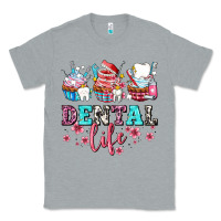 Heather Grey dental life with cupcakes Classic Tee - AdoDesignShop