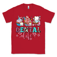 Red dental life with cupcakes Classic Tee - AdoDesignShop