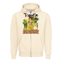 Sandshell tequila lime sunshine Zipper Hoodie - MaliasSmallBusiness