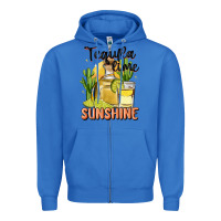 True Royal tequila lime sunshine Zipper Hoodie - MaliasSmallBusiness
