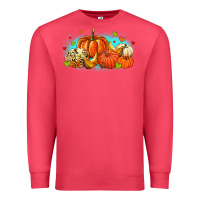 Cardinal thankful pumpkins Premium Sweatshirt - MaliasSmallBusiness