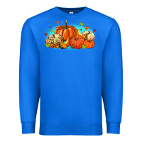 True Royal thankful pumpkins Premium Sweatshirt - MaliasSmallBusiness