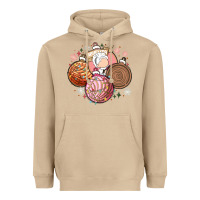 Mushroom christmas pan dulce Heavyweight Hoodie - MaliasSmallBusiness