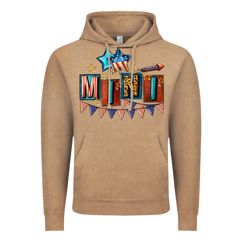 American Mini 4th Of July Vintage Hoodie by CowGirlArtShop | Teevron