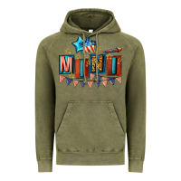 Vintage Olive American Mini 4th of july Vintage Hoodie - CowGirlArtShop