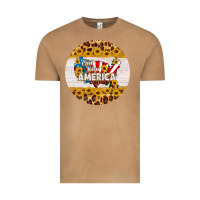 Vintage Camel god bless america round coaster Vintage Tee - HRA Design Shop