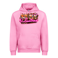 Fuchsia Pink be my valentine Urban Hoodie - HowdyJamesFarm