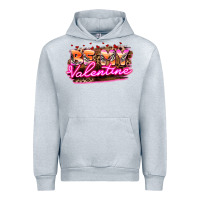 Heather Grey be my valentine Urban Hoodie - HowdyJamesFarm