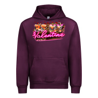 Mauve Wine be my valentine Urban Hoodie - HowdyJamesFarm