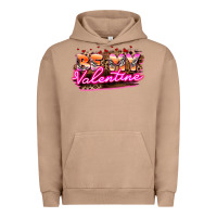 Pigment Burro be my valentine Urban Hoodie - HowdyJamesFarm