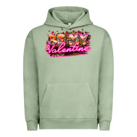 Pigment Oil Green be my valentine Urban Hoodie - HowdyJamesFarm