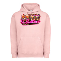Pigment Salmon be my valentine Urban Hoodie - HowdyJamesFarm