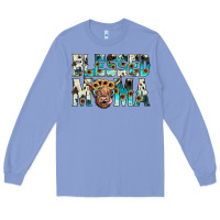Colony Blue blessed mama Long Sleeve Tee - JahusDesignShop