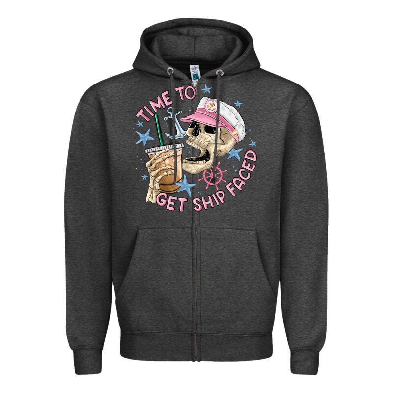 Time To Get Ship Faced Zipper Hoodie by MaliasSmallBusiness | Teevron
