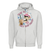 Dove Grey time to get ship faced Zipper Hoodie - MaliasSmallBusiness