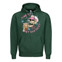 Sports Green time to get ship faced Zipper Hoodie - MaliasSmallBusiness