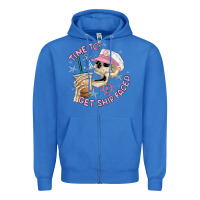 True Royal time to get ship faced Zipper Hoodie - MaliasSmallBusiness