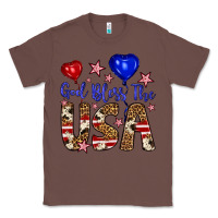 Chestnut god bless the usa Classic Tee - Artiststas