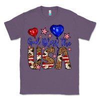 Lavender god bless the usa Classic Tee - Artiststas