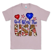 Lilac god bless the usa Classic Tee - Artiststas