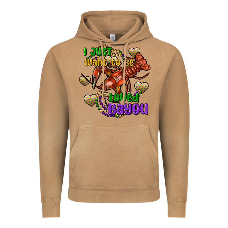 Crawfish I Just Want To Be Loved Bayou Vintage Hoodie by FaDigitalArtStudio | Teevron