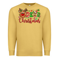 Antique Gold Deer Christmas reindeer Premium Sweatshirt - NancyCooperArtShop