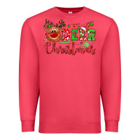 Cardinal Deer Christmas reindeer Premium Sweatshirt - NancyCooperArtShop