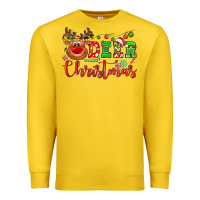 Lemon Deer Christmas reindeer Premium Sweatshirt - NancyCooperArtShop
