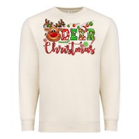 Sandshell Deer Christmas reindeer Premium Sweatshirt - NancyCooperArtShop