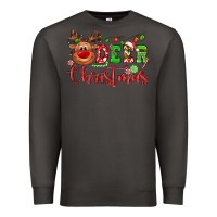 Smoke Deer Christmas reindeer Premium Sweatshirt - NancyCooperArtShop