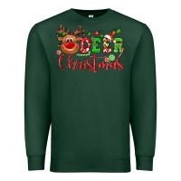 Sports Green Deer Christmas reindeer Premium Sweatshirt - NancyCooperArtShop