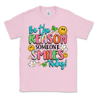 Bubblegum Pink be the reason someone smiles today Classic Tee - LillyAllenDesigns