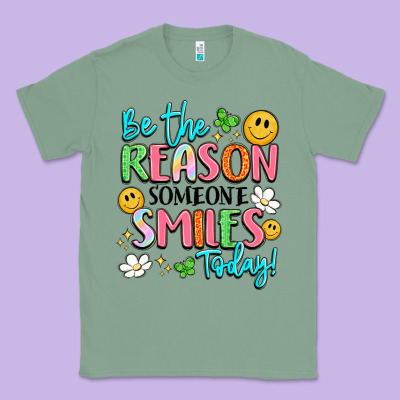 Be The Reason Someone Smiles Today Classic Tee Designed By Lillyallendesigns
