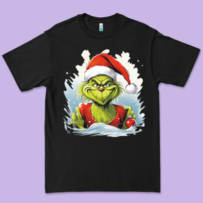 Grinch Premium Tee Designed By Unal Design