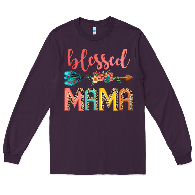 Blessed Mama Long Sleeve Tee by JahusDesignShop | Teevron