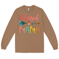 Toasted Coconut blessed mama Long Sleeve Tee - JahusDesignShop