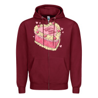 Burgundy 100 percent that bitch Zipper Hoodie - MaliasSmallBusiness