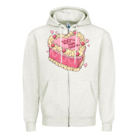 Oatmeal Heather 100 percent that bitch Zipper Hoodie - MaliasSmallBusiness