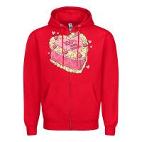 Red 100 percent that bitch Zipper Hoodie - MaliasSmallBusiness