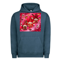 Pigment Midnight Navy gnomies with food elements tumbler hjf Urban Hoodie - HowdyJamesFarm
