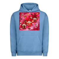 Pigment Pebble Blue gnomies with food elements tumbler hjf Urban Hoodie - HowdyJamesFarm