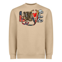 America Nurse Heavyweight Sweatshirt | Teevron