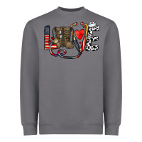 Storm america nurse Heavyweight Sweatshirt - CowhideDigitalArt