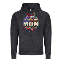 Vintage Black American Mom 4th of July Vintage Hoodie - CowGirlArtShop