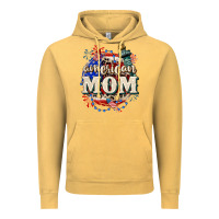 Vintage Mustard American Mom 4th of July Vintage Hoodie - CowGirlArtShop