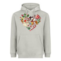 Moon Dust christmas heart Heavyweight Hoodie - MaliasSmallBusiness