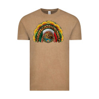 Vintage Coffee mexico sunflower rainbow Vintage Tee - HRA Design Shop