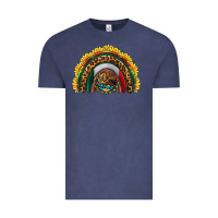 Vintage Denim mexico sunflower rainbow Vintage Tee - HRA Design Shop