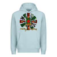 Blue Mist merry christmas windmill Premium Hoodie - Jasminsmagicworld